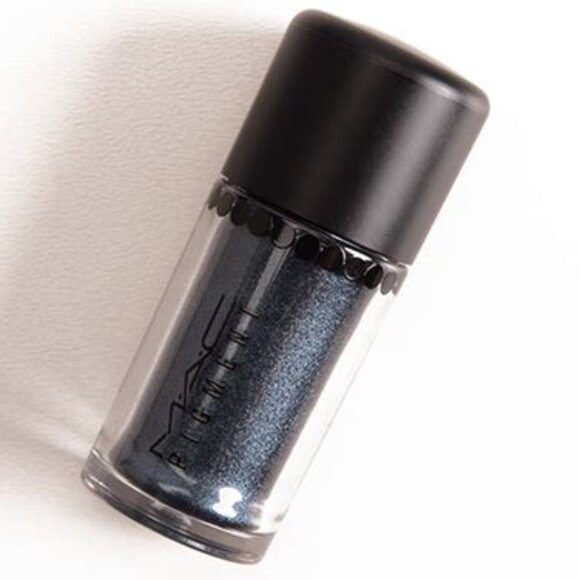 Last one! MAC DEEP BLUE GREEN eye shadow NEW Pigment shimmer rare - Picture 4 of 6